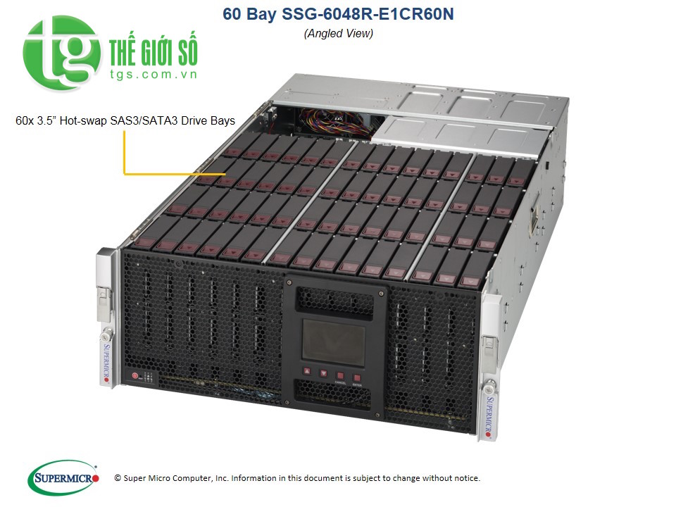 Supermicro SuperStorage Server 6048R-E1CR60N